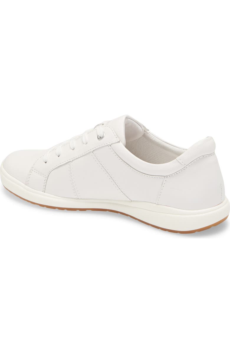 Josef Seibel Caren 01 Sneaker, Alternate, color, White Leather