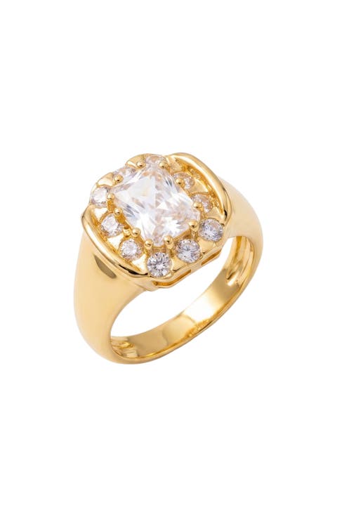 The Colored Stone Pinky Ring