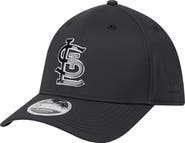New Era Men's New Era Black St. Louis Cardinals Metallic 39THIRTY M-Crown Flex Hat