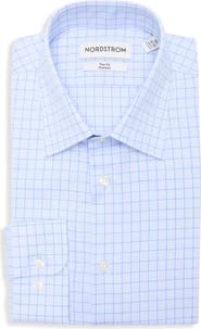 Nordstrom Trim Fit Valerio Grid Dress Shirt
