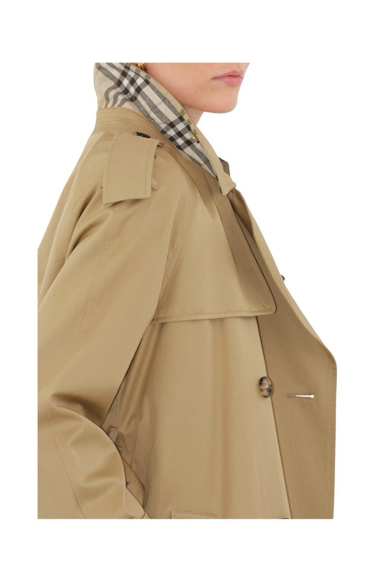 Burberry Long Castleford Trench Coat, Alternate, color, Beige