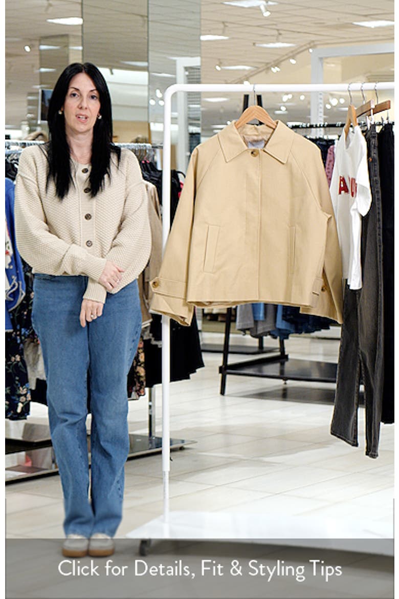 Cuba Oversize Short Cotton Trench Coat video
