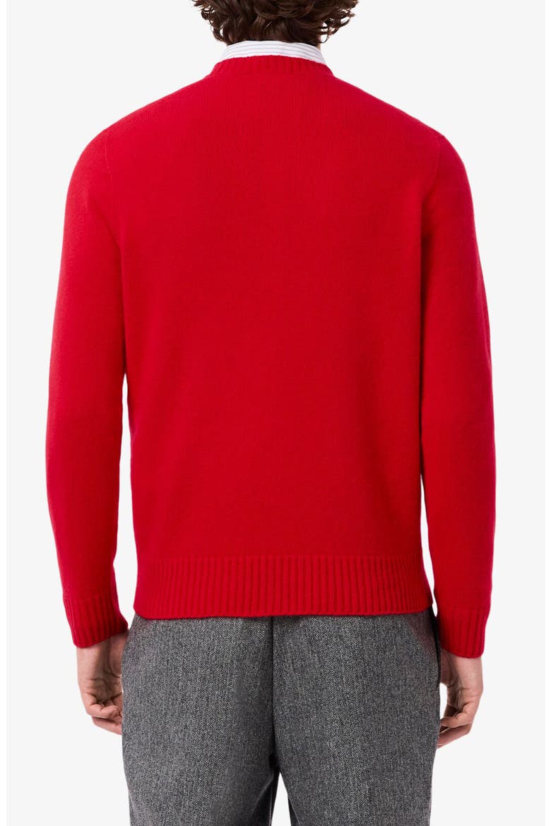 Classic Fit Cashmere Crewneck Sweater, Alternate, color, RED