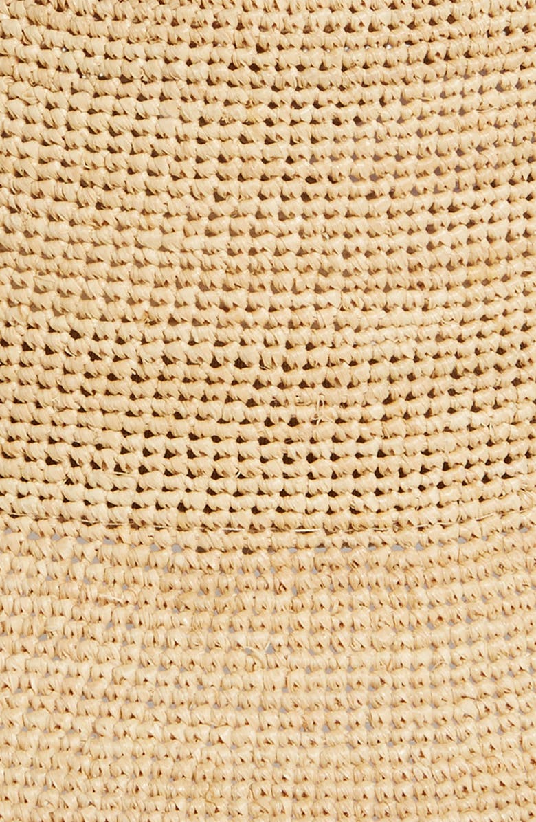 Brixton Ellee Straw Packable Bucket Hat, Alternate, color,