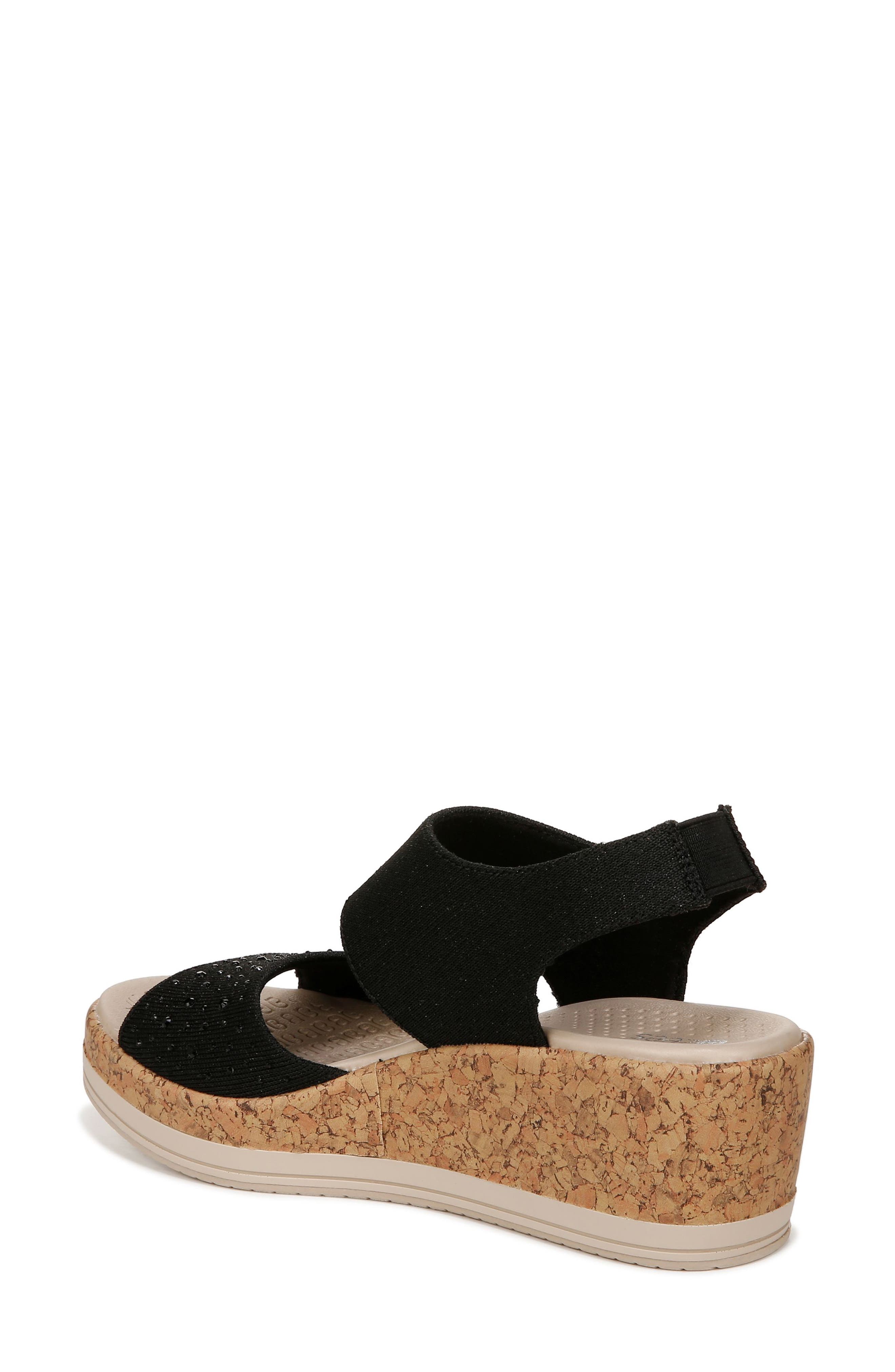 BZees Reveal Crystal Embellished Wedge Sandal, Alternate, color, 