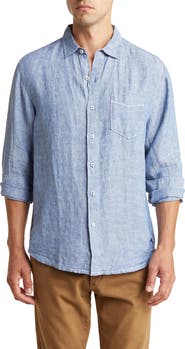 Tommy Bahama New Party Breezer Linen Long Sleeve Button-Up Shirt