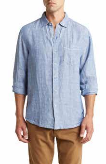 Tommy Bahama New Party Breezer Linen Long Sleeve Button-Up Shirt