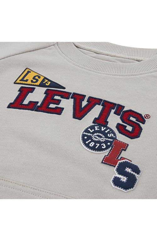 LEVI'S® LEVI'S® KIDS' COASTAL PREP SHORT SLEEVE SWEATSHIRT & SHORTS SET