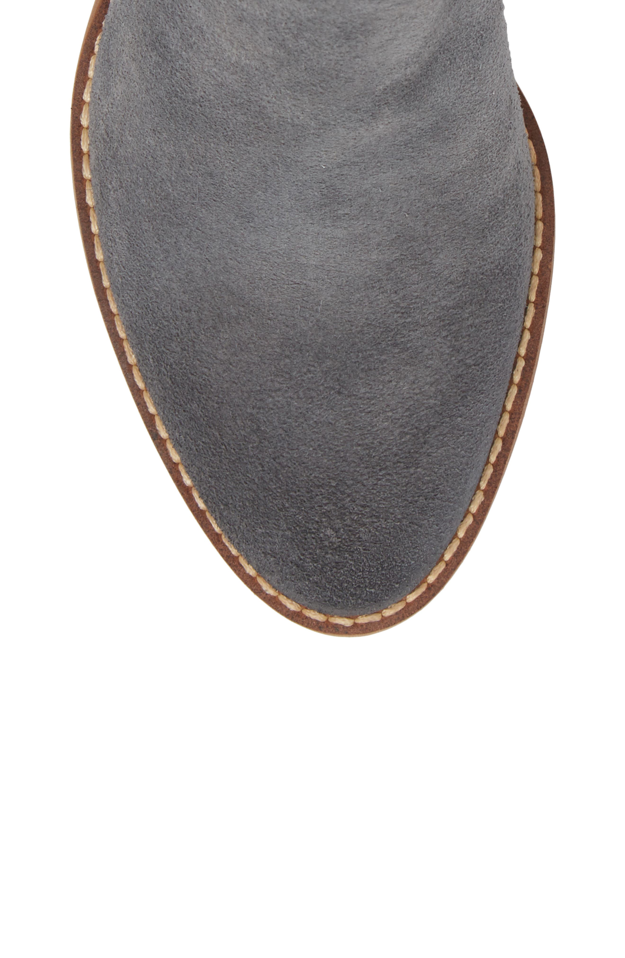 Maurine Bootie, Alternate, color, STONE BLUE SUEDE
