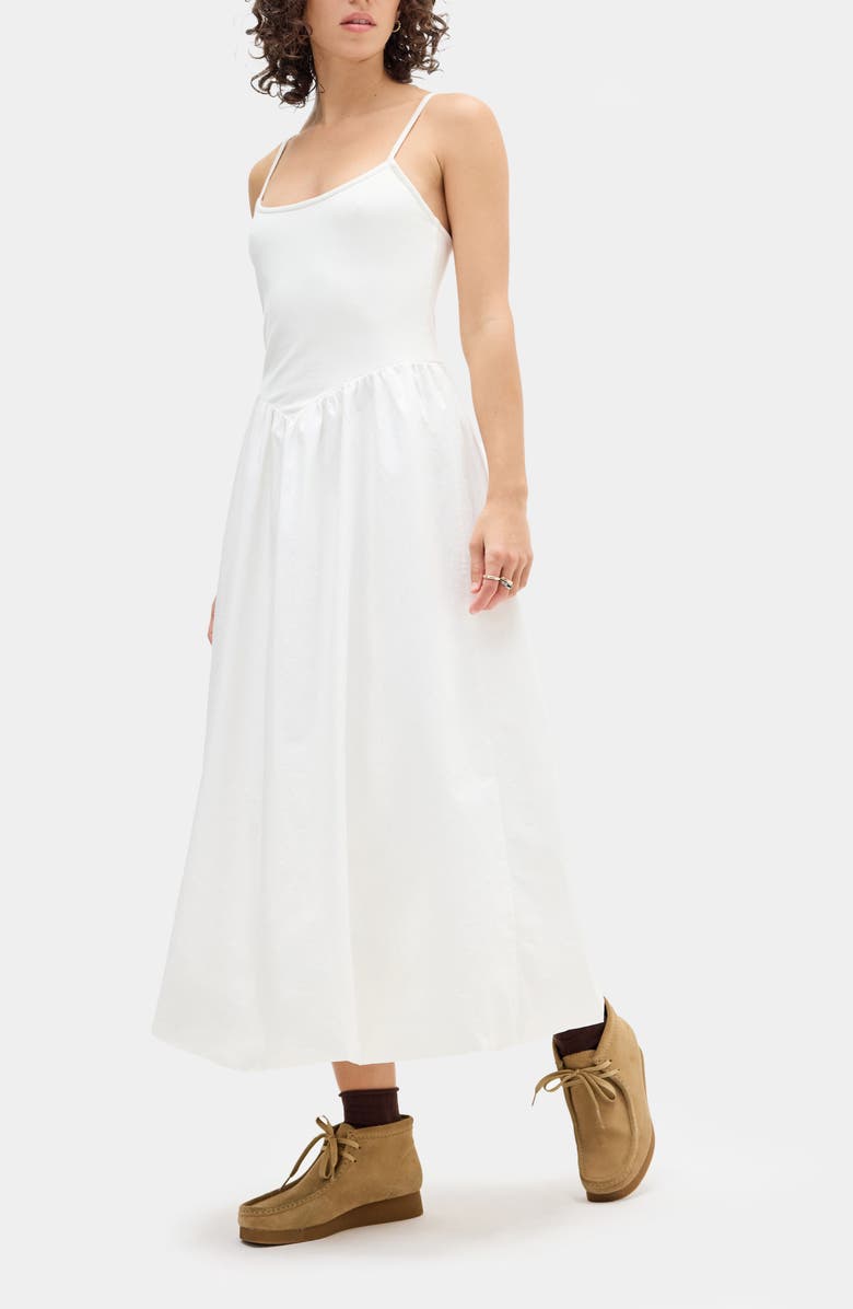 BDG Urban Outfitters Eden Sleeveless Midi Dress, Alternate, color, White