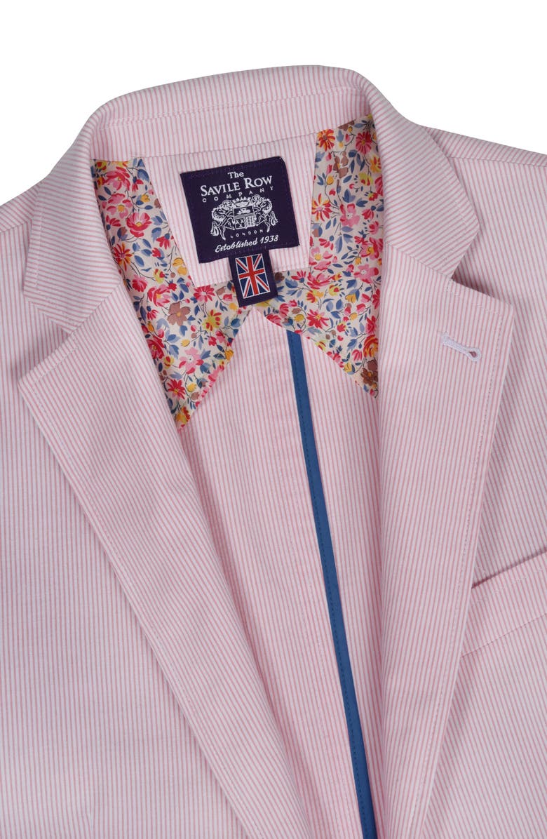 SAVILE ROW CO Seersucker Blazer, Alternate, color, 