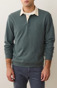 Marine Layer Sueded Rugby Polo