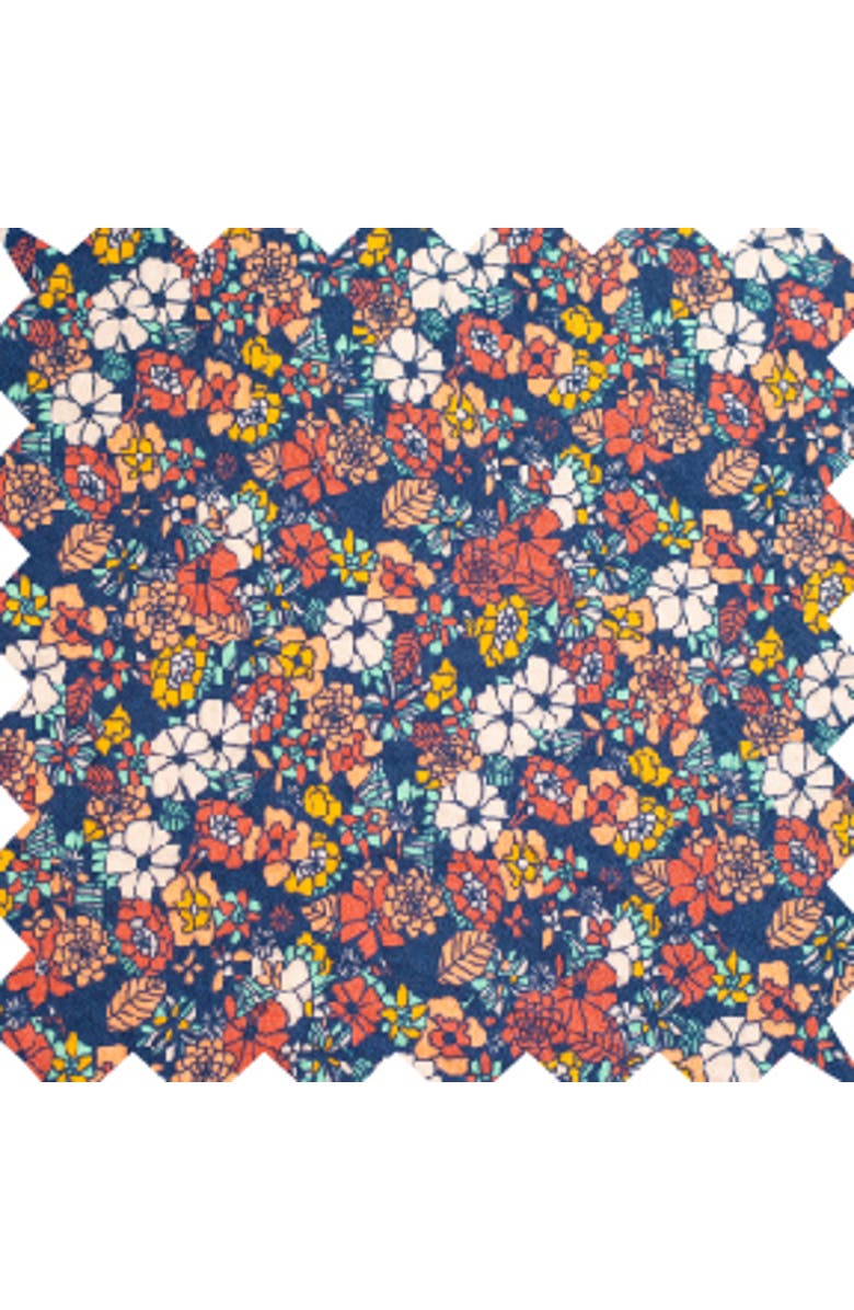 Beet World Priya Dress with Lace Trim, Alternate, color, Garden Confetti