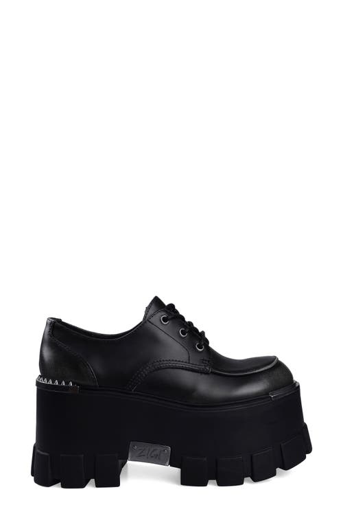 Zigi Jami Platform Derby In Black