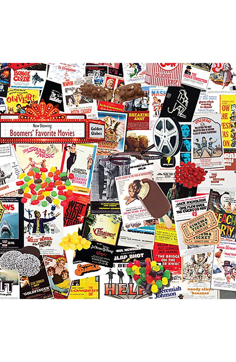Hart Puzzles Boomers
Favorite Movies by Steve Smith, 24" x 30", 1000 Piece Puzzle, Alternate, color, Multicolored