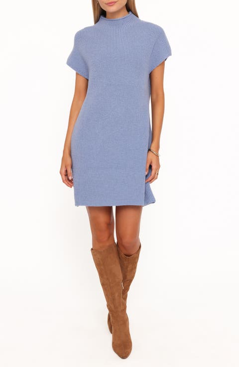 Wright Mock Neck Sweater Dress