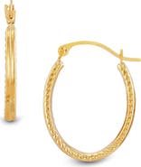 Frankie & Zoe Kite Shape Hoop Earrings