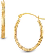 Frankie & Zoe Kite Shape Hoop Earrings