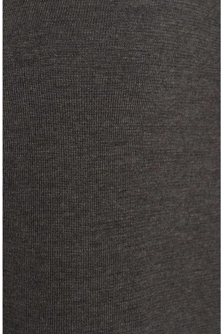 Merino Wool Long Cardigan, Alternate, color, BARK