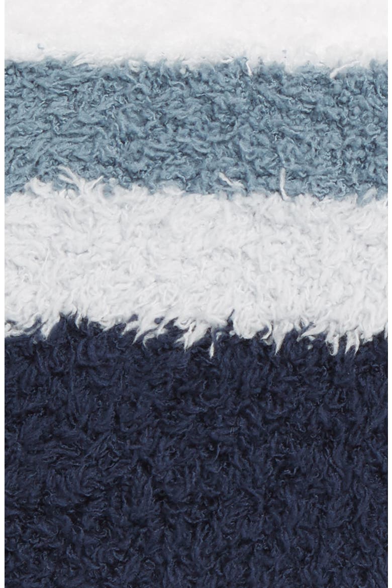 Multi Stripe Stroller Blanket, Alternate, color, WHITE/ DUSK/ BLUE/ MARINE