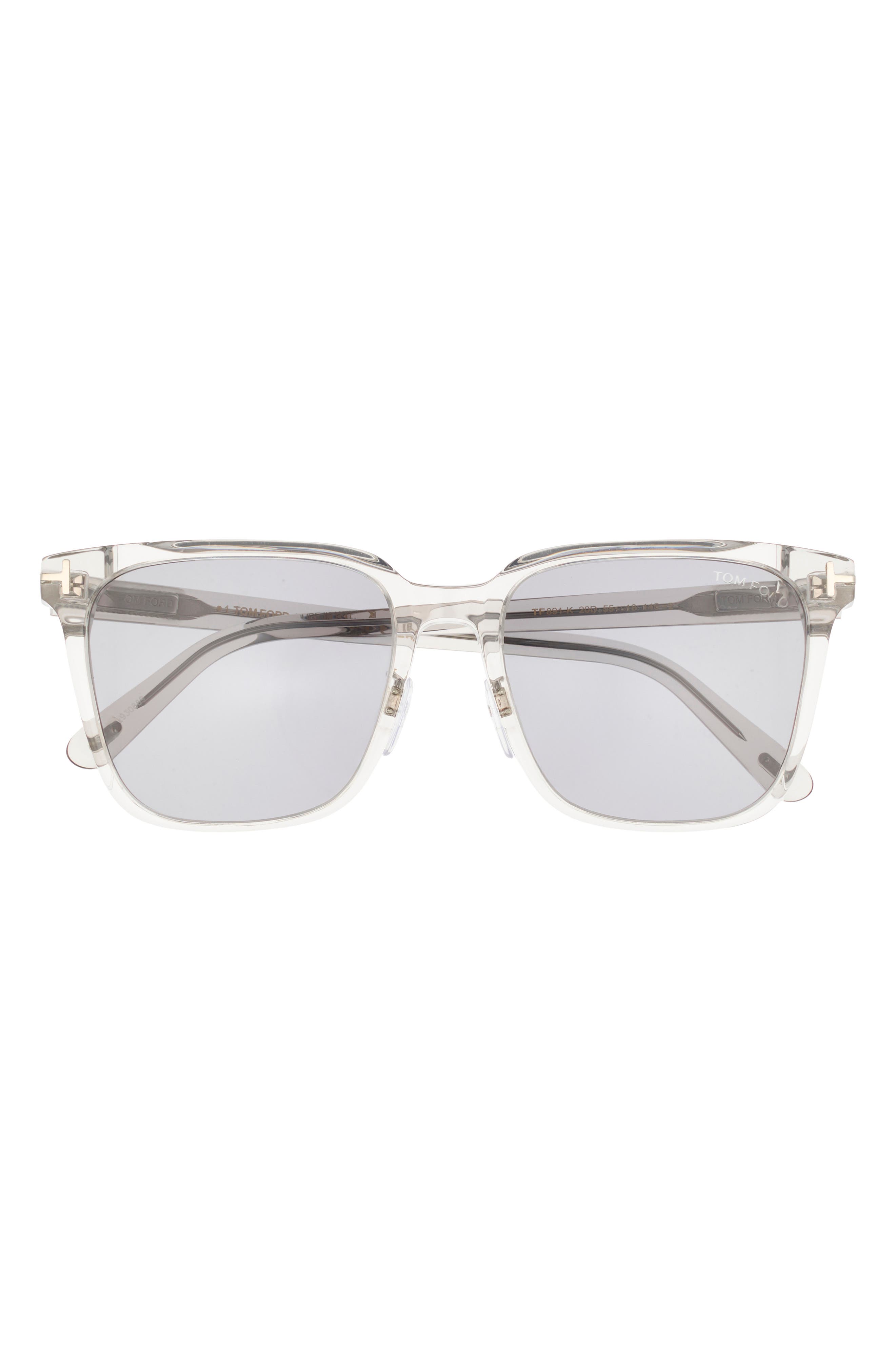 TOM FORD 57mm Square Sunglasses