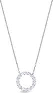 Mémoire Diamond Circle Pendant Necklace