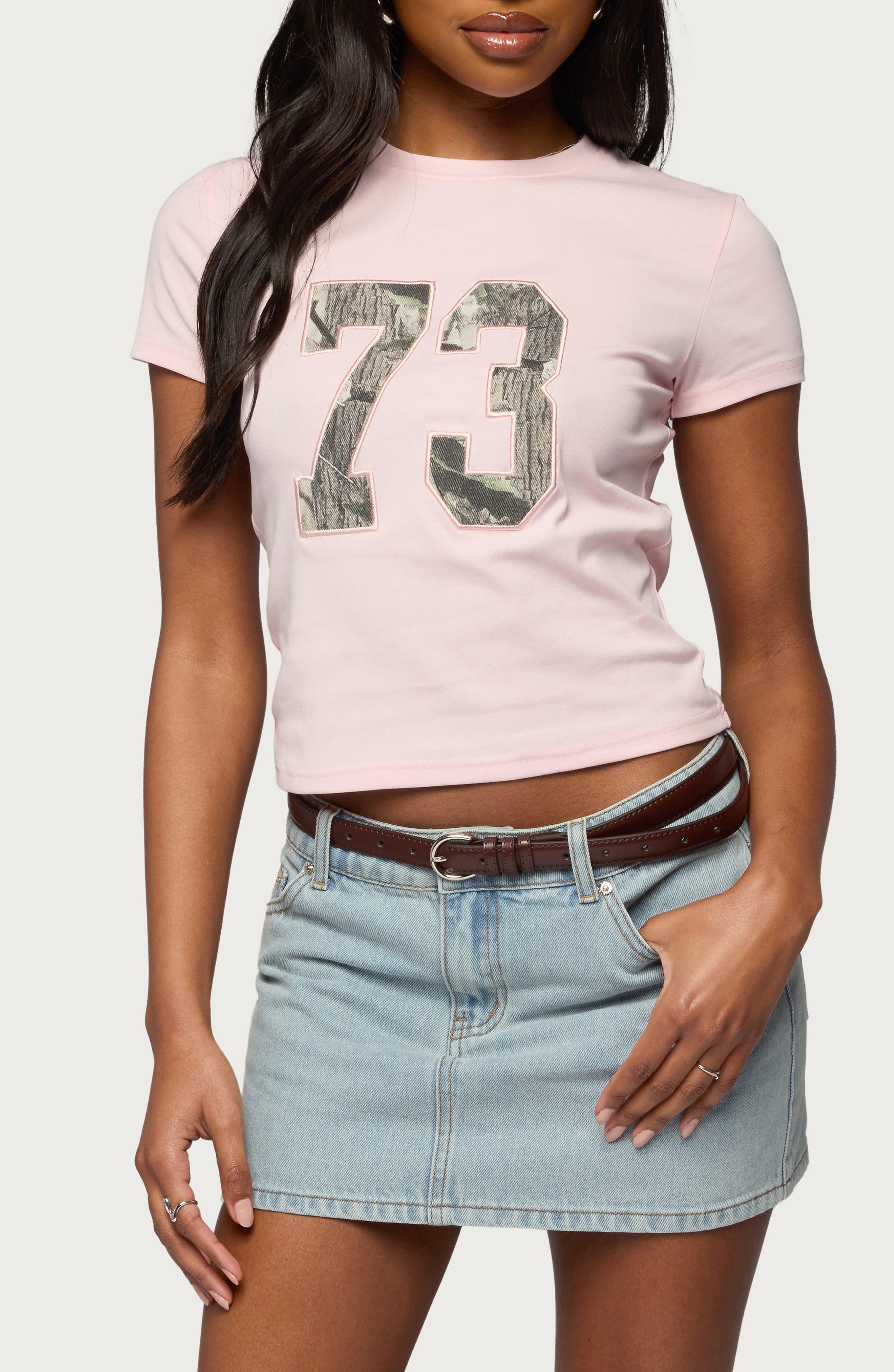 73 Camo Shrunken Graphic T-Shirt