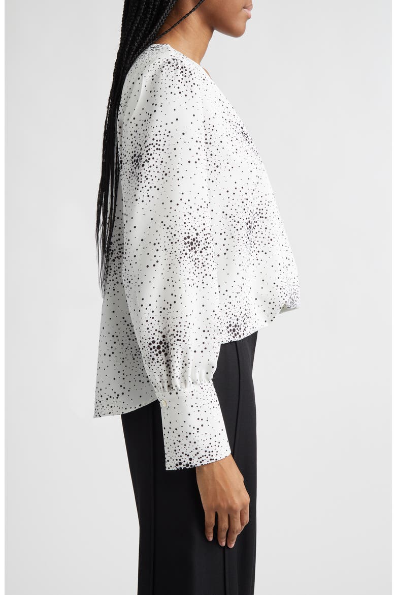 Surplice Paint Splatter Top, Alternate, color, POLKA DOT