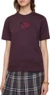 Burberry Knight Check Cotton T-shirt