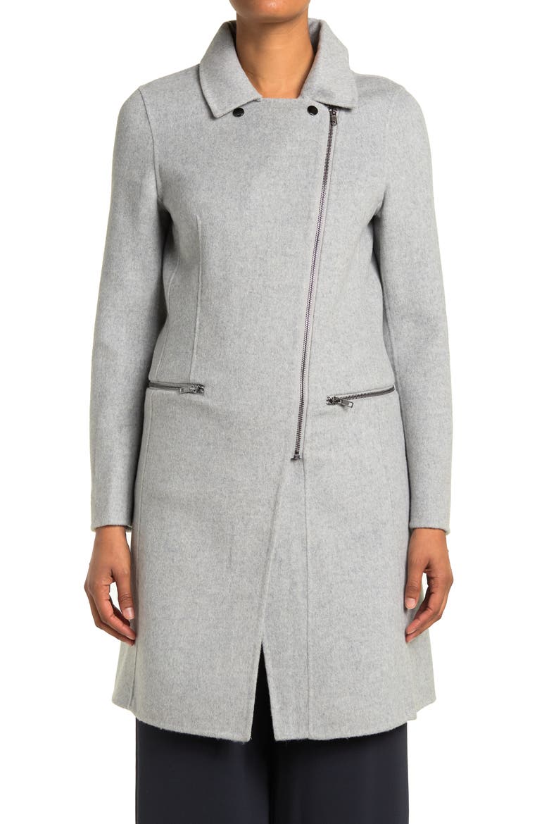 BELLE AND BLOOM Last Chance Wool Blend Coat, Alternate, color, GREY MARL