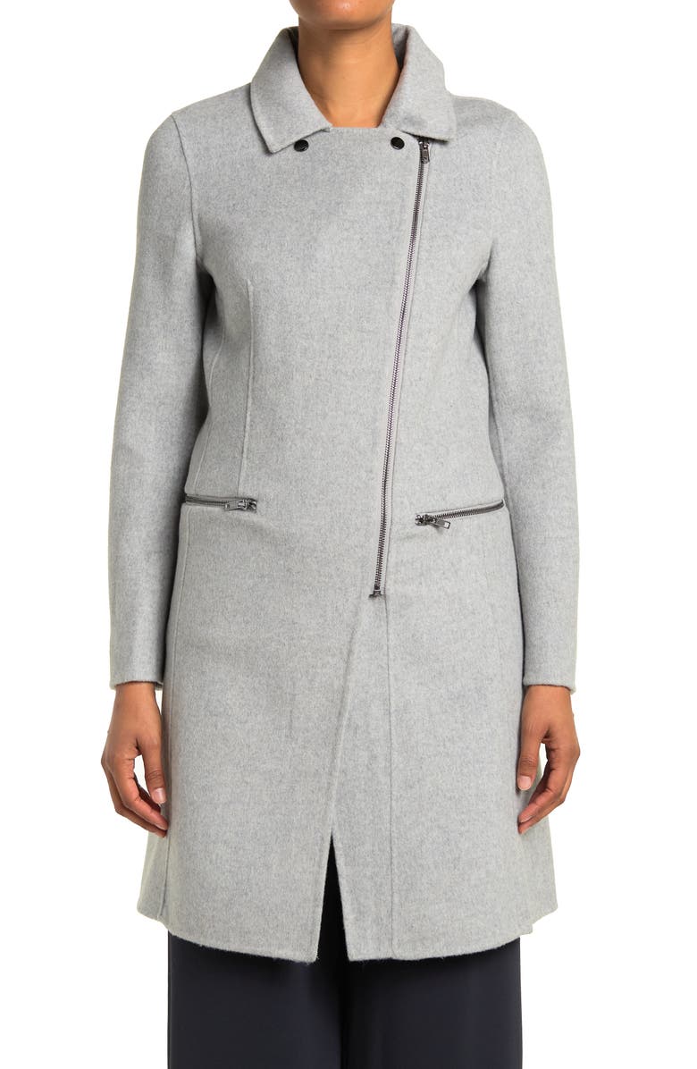 Belle & Bloom BELLE AND BLOOM Last Chance Wool Blend Coat, Alternate, color, Grey Marl