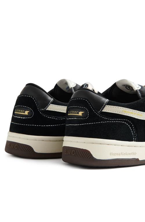 Stepney Workers Club Pro Cup S-strike 01 Suede Sneaker In Black