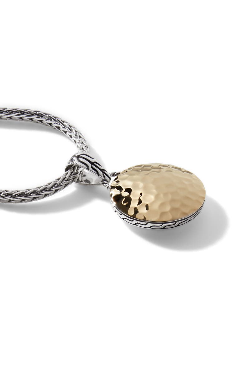 John Hardy Palu Dot Hammered Reversible Pendant Necklace, Alternate, color, 