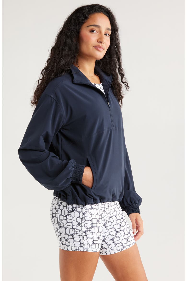 Club Half Zip Pullover, Alternate, color, NAVY SAPPHIRE