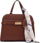 Anne Klein Medium Satchel with Scarf