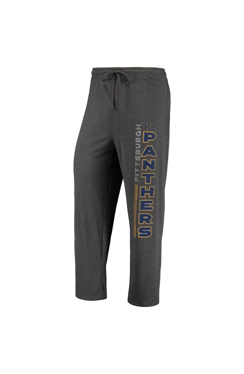 CONCEPTS SPORT Men's Concepts Sport Heathered Charcoal/Royal Pitt Panthers Meter T-Shirt & Pants Sleep Set, Alternate, color, 
