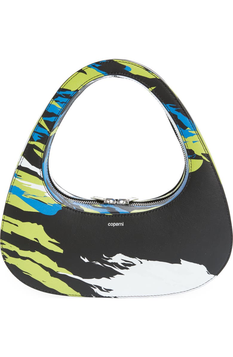 Coperni Baguette Swipe Leather Bag, Alternate, color,