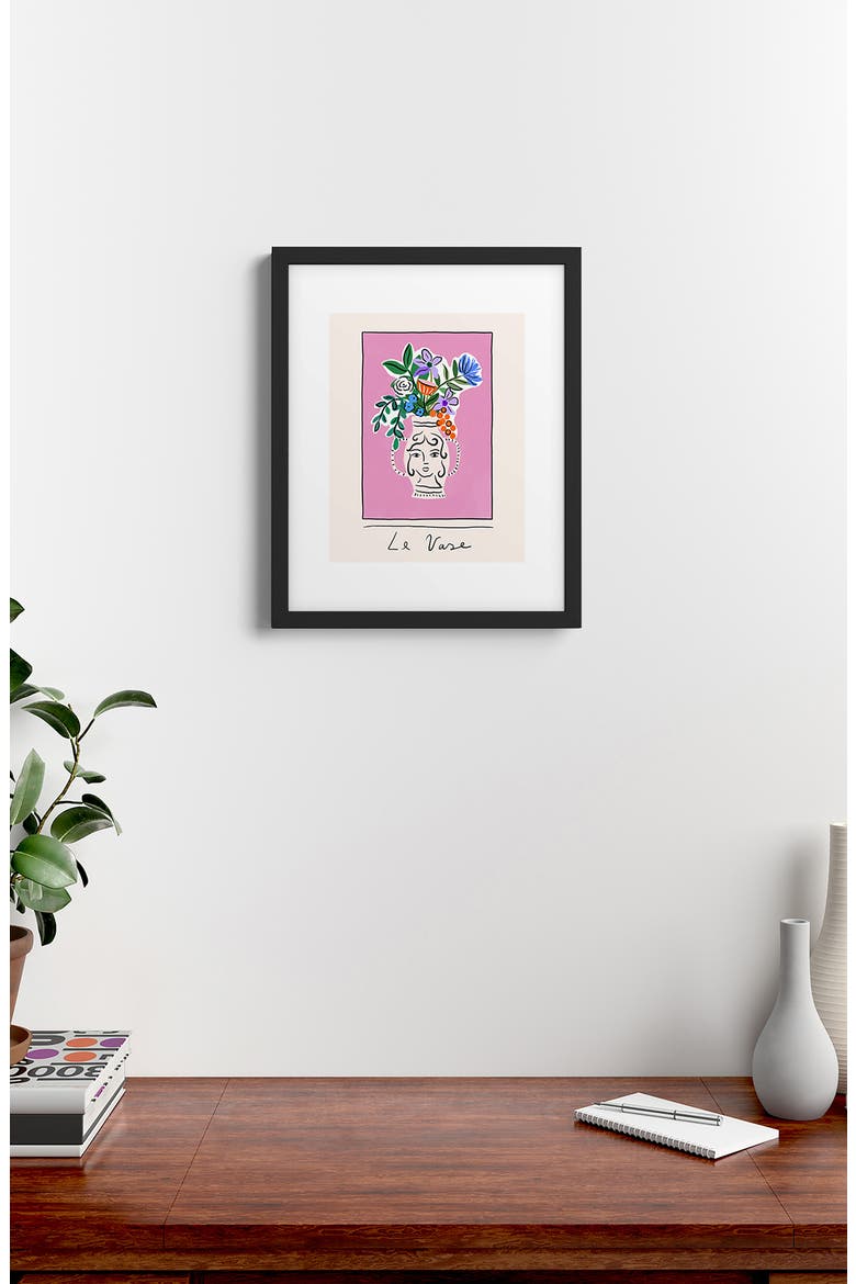 Le Vase Framed Art Print, Alternate, color, CREAM