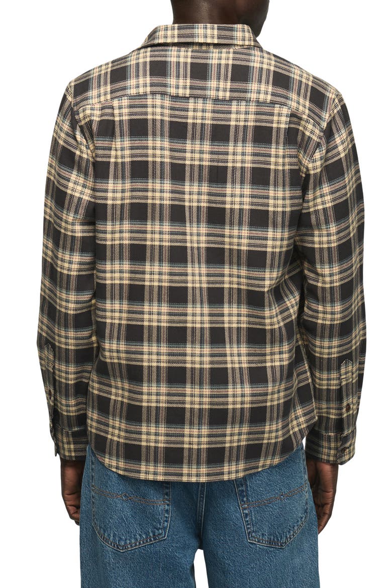 Humboldt Herringbone Button-Up Shirt, Alternate, color, BLACK MULTI PLAID