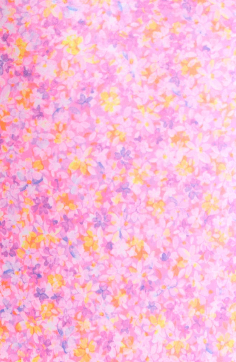 Kulani Kinis Plunge Cross Back One-Piece Swimsuit, Alternate, color, Gelato Bloom