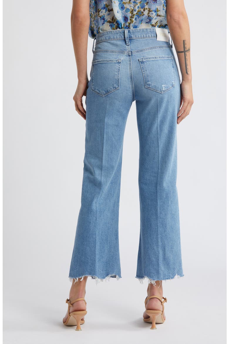 Leenah Raw Hem High Waist Ankle Wide Leg Jeans, Alternate, color, SULTRY W/ ALLEGRO HEM