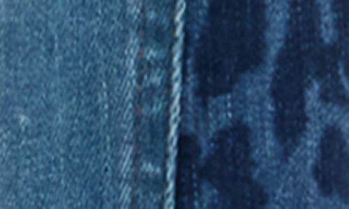 Nydj Teresa Contrast Panel Wide Leg Jeans In Blue