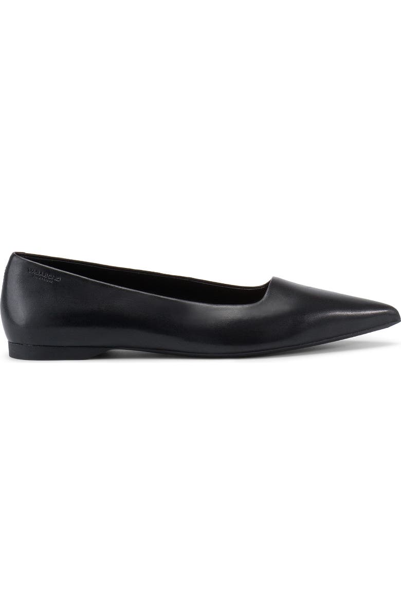 Vagabond Shoemakers Hermine Pointed Toe Flat, Alternate, color, Black
