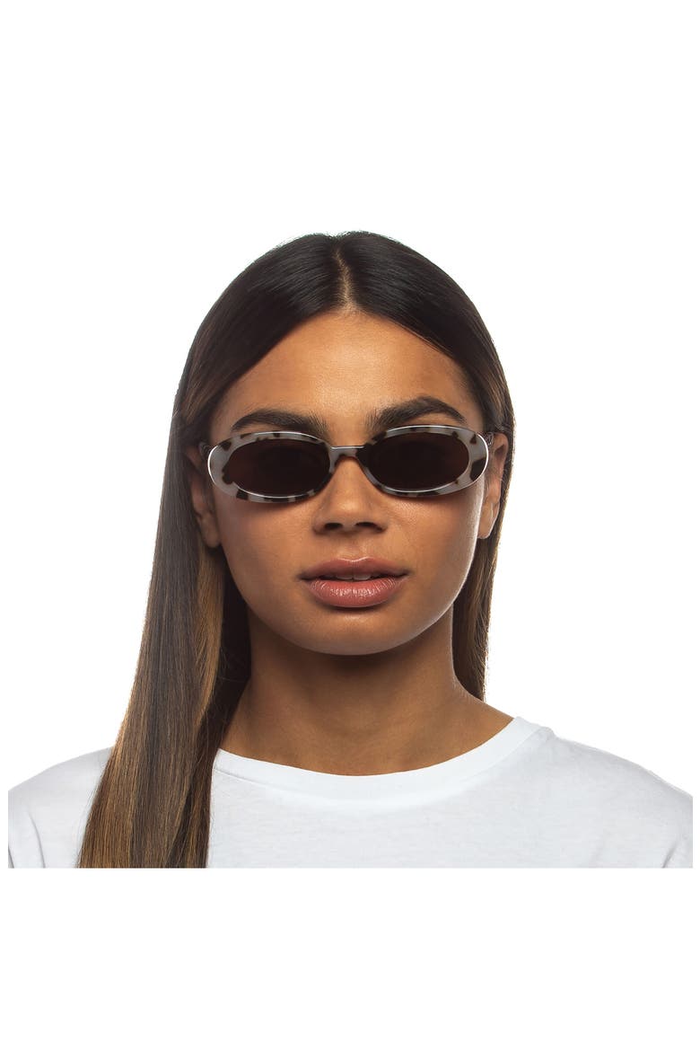 Outta Love 51mm Oval Sunglasses, Alternate, color, COOKIE TORT/ SMOKEY BROWN MONO