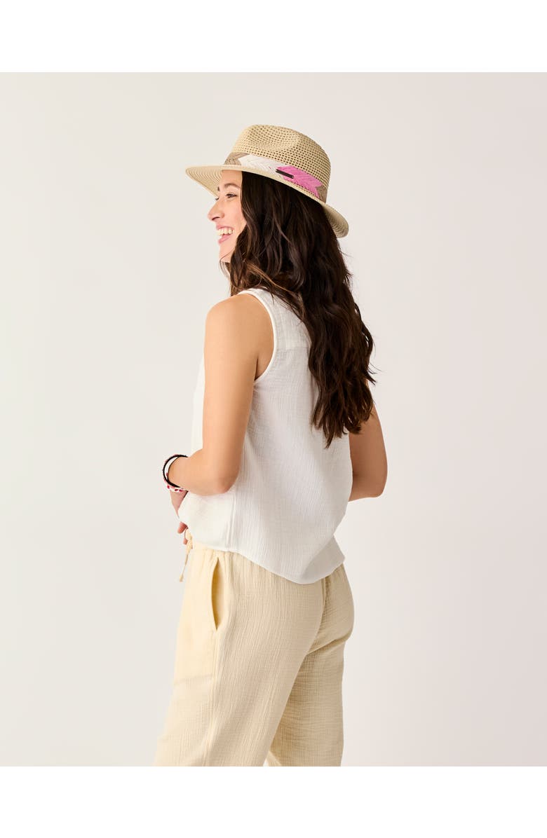 Carve Designs Kayla Gauze Tank, Alternate, color, Cloud