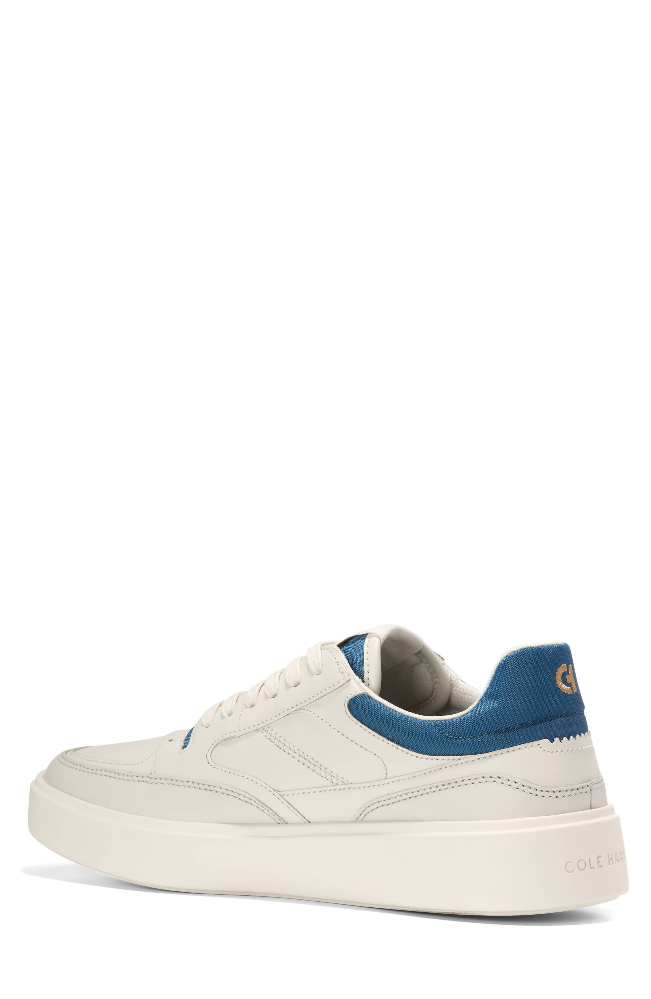 Cole Haan Grand Crosscourt Traveler Setshot Sneaker, Alternate, color, Ivory / Dark Blue / Ivory