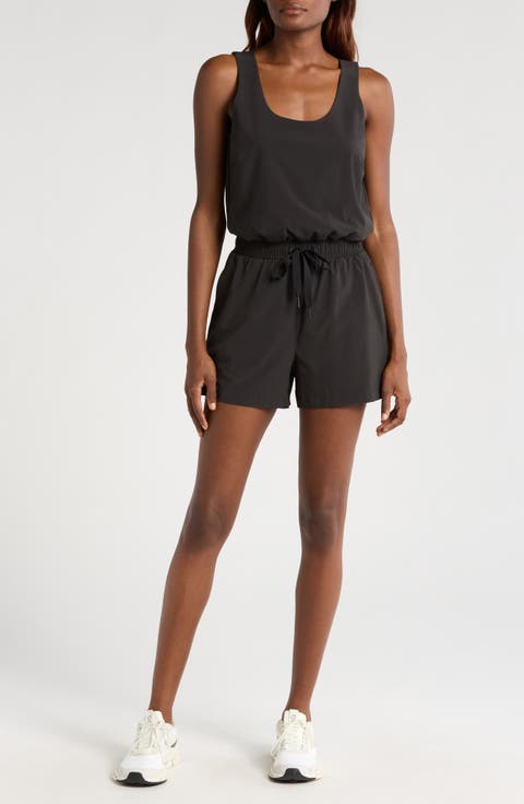 Breeze Drawstring Waist Romper
