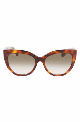 56mm Gradient Cat Eye Sunglasses