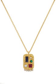Reiss Sylar Crystal Pendant Necklace