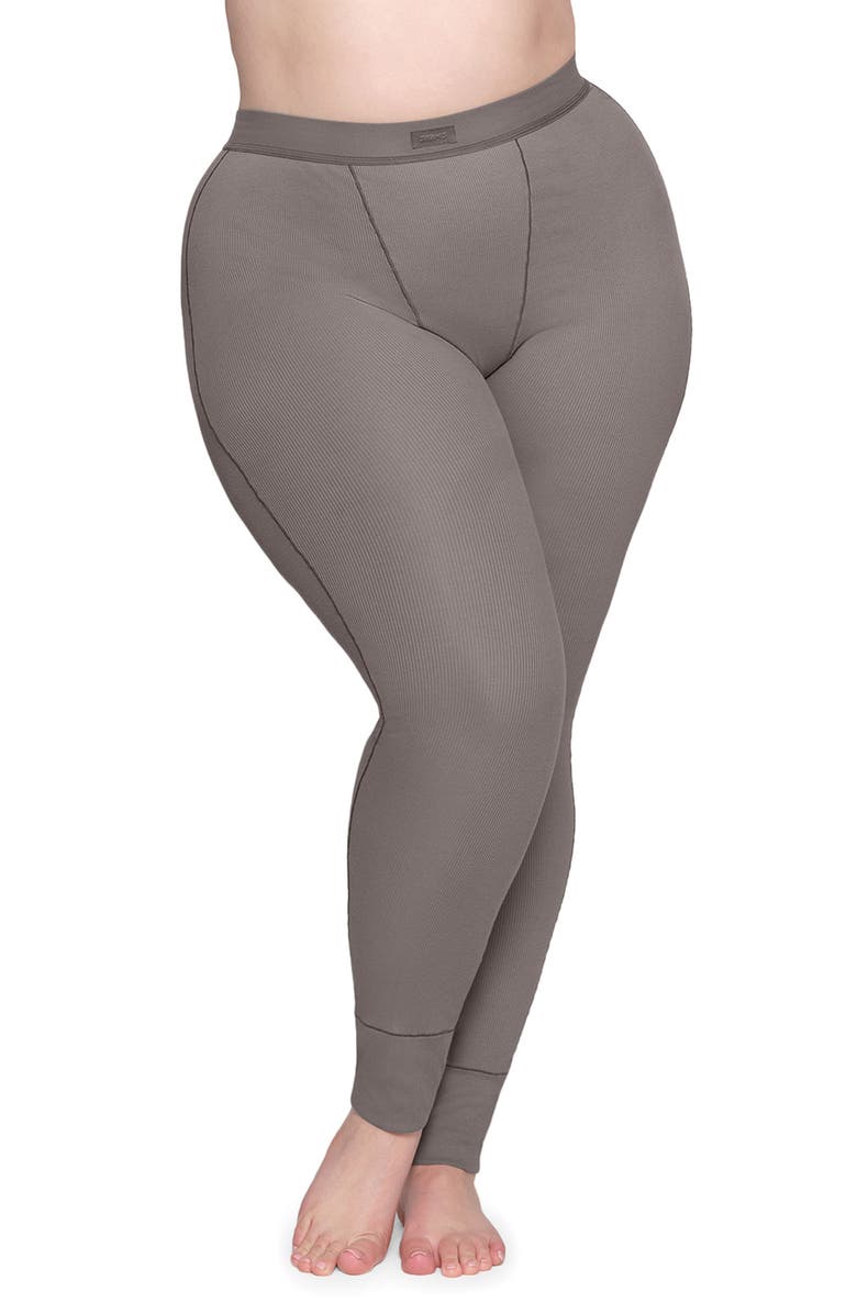 SKIMS Stretch Cotton Rib Leggings, Main, color, 
